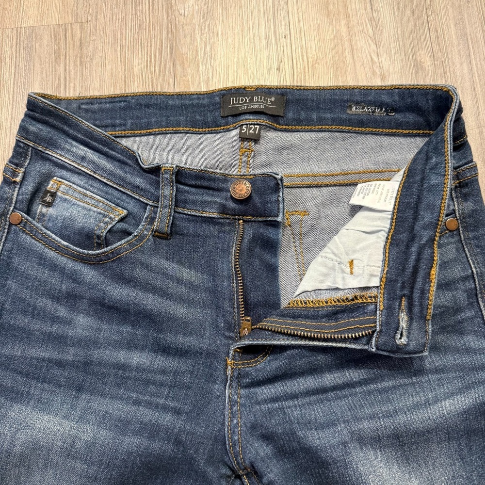 Judy Blue Womens 5/27 Relax Fit Jeans - Picture 2 of 11